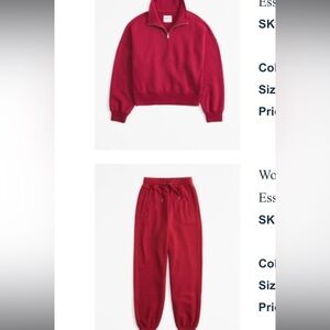 Essential Sunday Half-Zip & Essential Sunday Sweatpant.